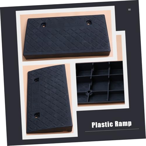 Rampa Plástica Para Bordillo Vehículos 50x27x9 cm Negra miniatura 3