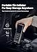 Tire Inflator Portable Air Compressor - 5200mAh 150PSI Quickly Inflate Portable Air Pump for Car Tires/Bike/Basketball with LED Large Dual Screen, Pressure Gauge & Auto Shut-Off