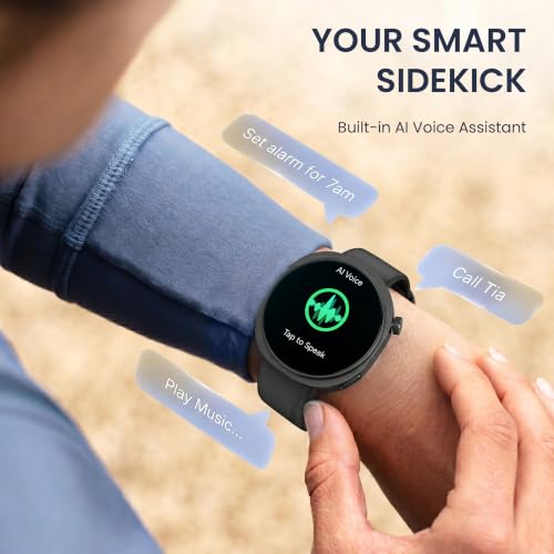 Image of Fastrack Revoltt FR3 Pro Smartwatch with 1.43 inch AMOLED Display,Dynamic 60Hz Refresh,Nitrofast Charging, HRM, SpO2, Sleep,Multiple Menu Style,Functional Crown,IP68, BT Calling,24 /7 Health Suite - Black