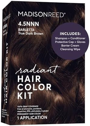 Madison Reed Radiant Hair Color Kit, 4.5NNN Darkest Brown, 1 Pack