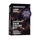 Madison Reed Radiant Hair Color Kit - 4.5NNN Darkest Brown with Warm Tones (Barletta Brown), 100% Gray Hair Coverage Permanent Hair Dye for Resistant Grays | PPD-Free & Ammonia-Free, 1 Pack