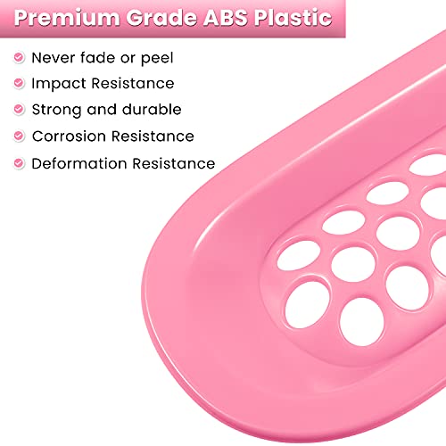 E-Cowlboy 7Pcs Front Grill Mesh Inserts Clip-In Grille Guard For 2007-2017 Jeep Wrangler Jk Jku Sport Freedom Rubicon Sahara Unlimited (Matte Pink) #TOP5