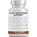 Clean Nutraceuticals Lions Mane 20in1 Mushroom Supplement with Turkey Tail Reishi Cordyceps Chaga Maitake Meshima Poria Cocos Shiitake Oyster Porcini Enoki - 1 Pack