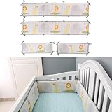 4Pcs Breathable Mesh Liner Anti-Collision Breathable Cushioned Pads Soft Padding for Sides Padded Covers (Mia)