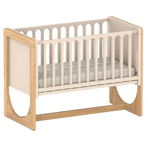Geuther 4-in-1 Beistellbett Baby Hato, Baby Erstausstattung für Babyzimmer ab Geburt I Gitterbett umbaubar als Kinderbett, Sitzbank oder Kindertisch...
