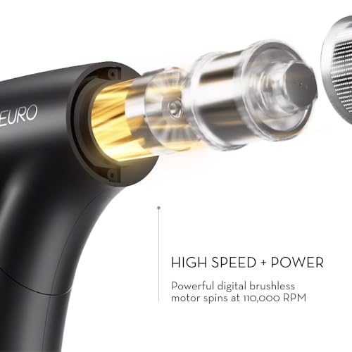 Neuro by Paul Mitchell Dry+ Folding Professional Travel Hair Dryer with Auto Dual Voltage for Worldwide Use, Lightweight + Portable, Includes Storage Bag by Neuro - Used condition - Image 4