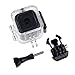 CamKix Waterproof Housing Compatible with GoPro Hero5 / Hero4 Session Action Camera - for Underwater Use - Water Resistant up to 132ft (40m) - Take Your Camera 4X Deeper