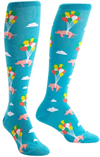 Sock It To Me Women's When Pigs Fly Knee High Socks