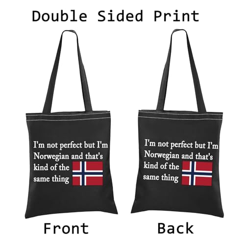 Bolso tote BLUPARK con bandera de Noruega para noruegos miniatura 6