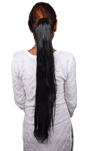 Homeoculture Ponytail Clip, 23 Inches, Black