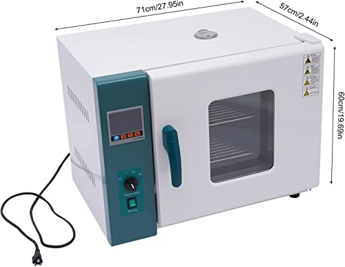 Air Dryer, Drying Oven Lab Oven, Lab Forced Air Convection Drying Oven Laboratory Constant Temperature Blast, 1000W Digital Lab Thermostatic, 110V, 1.5 Cu Ft, 14" X 14" X 14" #TOP4
