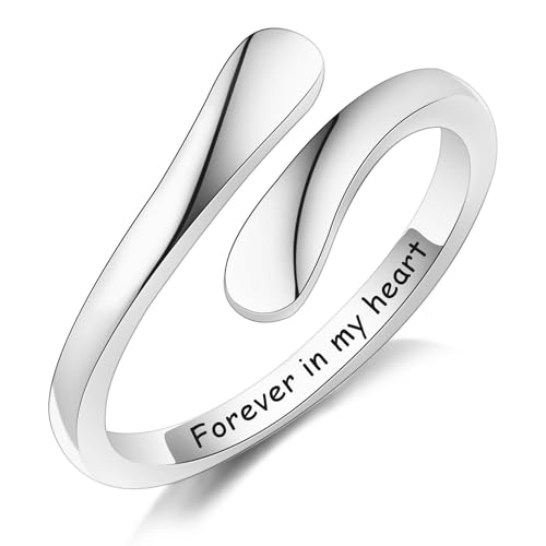 Bague personnalisée ajustable en argent, solution contre les erreurs de taille