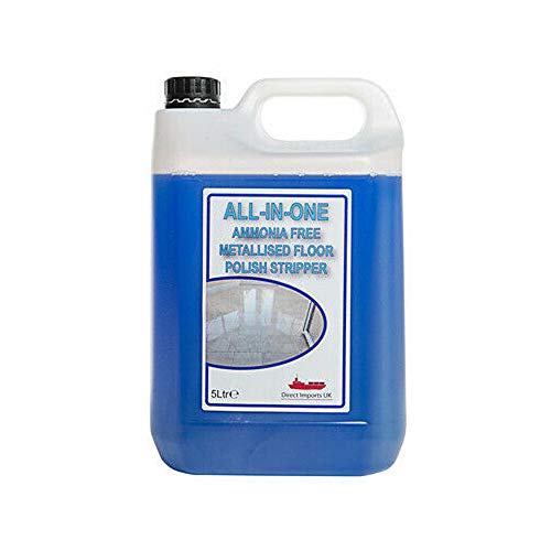 We Can Source It Ltd - Heavy Duty Floor Polish Stripper - All-In-One Ammonia Free Tile and Grout Cleaner for Professional and Commercial Grade - 5 Litres
