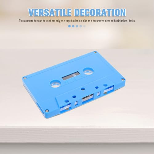 Cintas de casete decorativas en blanco con estética retro para amantes de la música 5