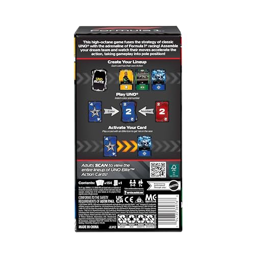 Games Mattel Uno Élite Formule 1 Édition Standard 2025 - vue 7