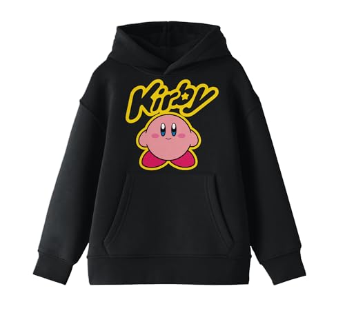Sweat-shirt Kirby garçon fini les vêtements ternes pull noir XS
