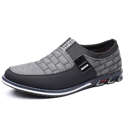 Image of COSIDRAM Mens Casual Dress Shoes Business Office Comfort Walking Sneakers | Exquisite quilted stitching upper, lightweight flexible build, suitable for everyday wear and casual outings