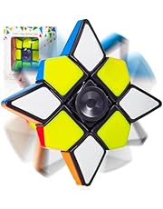 CUBIDI® Fidget Spinner Originale - Cubo 3x3x1 + Spinner con Rotazione Ottimizzata, Perfetto per Alleviare lo Stress per Bambini e Adulti, Giocattolo Fidget a Forma di Stella