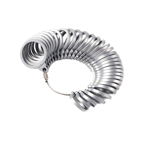 Preisvergleich Produktbild Messschieber Messgerät Ring Instrument Kunststoff Juwelier Dimensionierung grau