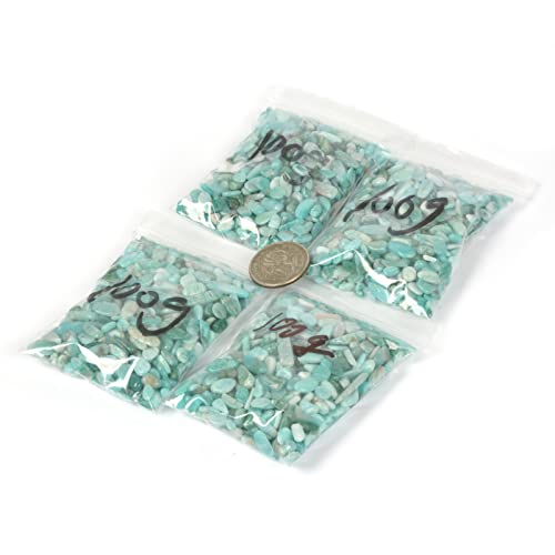 Image of 100 grams Small Tumbled Chips Polished Crushed Stone Crystal Healing Embellishments