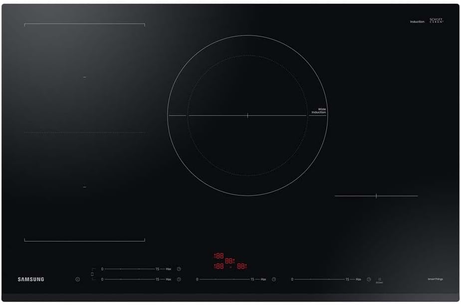 Samsung Series 5 NZ84C5047GK/U1 Slim Fit Induction Hob with Flex Zone, Black