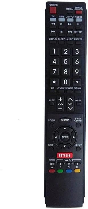 Replacement Remote Control Replace for TV/Audio/Projector for Sharp LC-32D6U LC-32D62U LC-32D64U LC-42D43U AQUOS LCD TV