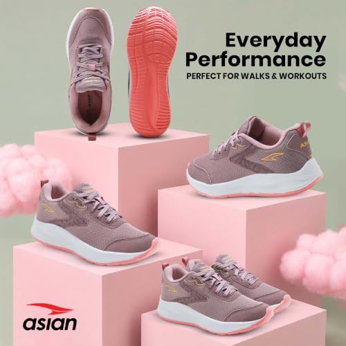 Image of ASIAN Mercury-21 Women's Running Shoes | Lightweight Shoes with EVA Sole, Breathable Knit Comfort, Stylish Casual Running, Walking & Sports Shoes for Girls