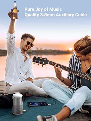 Ugreen 3.5Mm Audio Cable Hi-Fi Stereo Double Layer Shielding Nylon Braided With Silver-Plating Copper Core, Zinc Alloy Male To Male Aux Cord Tangle-Free For Audiophile Musical Lovers, 6.5Ft #TOP6