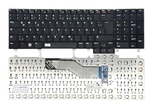 T-ProTek Clavier noir sans clé de souris, sans éclairage compatible avec Dell Precision M4700