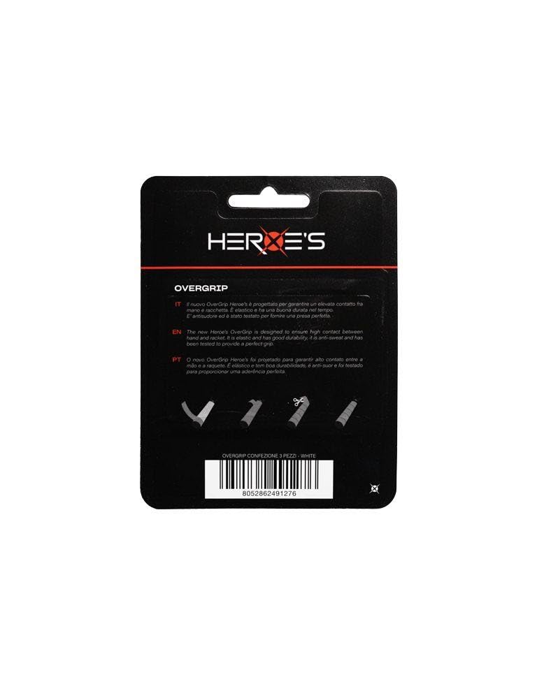Heroe's High Level Overgrip per Padel e Beach Tennis 3PZ
