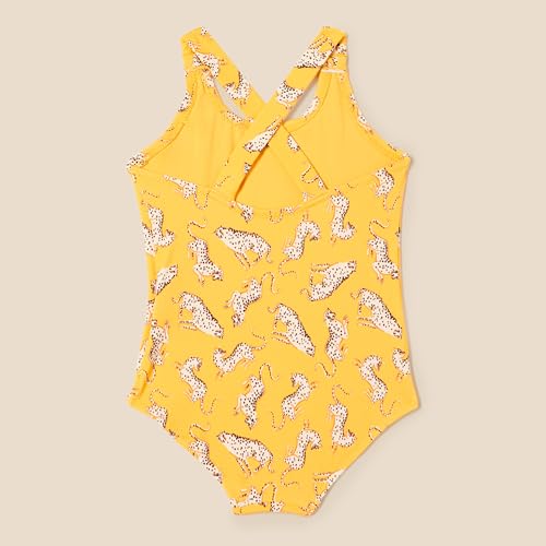 Amazon Essentials Girls and Toddlers' Cross-Back One-Piece Swimsuit3