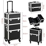 Zoom IMG-1 yaheetech valigia trolley make up Zoom IMG-1 yaheetech valigia trolley make up