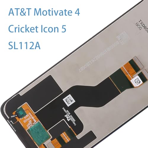 SECRETIGER LCD Screen Display Touch Digitizer Assembly Replacement for Cricket Icon 5 AT&T Motivate 4 SL112A 6.5