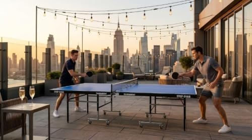 Image of STEP OVER Tournament 18MM Heavy Duty ||Laminated Top 18mm||High Performance||Schools||Resorts||Clubs|| TT Academy ||Free TT Table Cover + 2 TT Racket & Balls||Limited Edition 2026