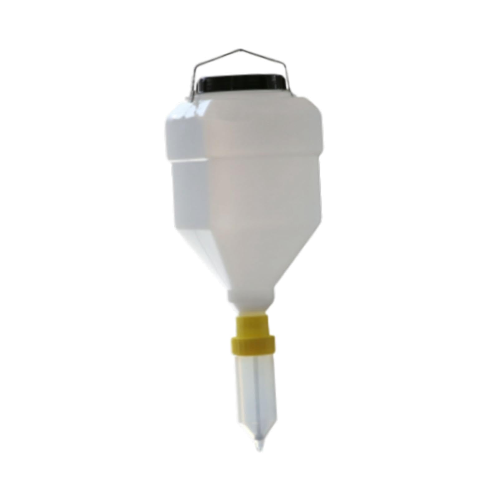 perfk Bottiglia per condimenti con dispenser di, bottiglia per condimento per insalata, bottiglia da spremere per sospesa 5 l per sciroppo da, Giallo