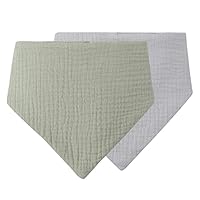 4PCS Chiffons En Mousseline Pour Nouveau-nés, Bavoirs En