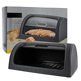 brotbox edelstahl auslaufsicher LANGANHALTENDE FRISCHE: Unsere Brotaufbewahrung mit Rollsystem ist luftdicht verschließbar, was für eine langanhaltende Frische Ihrer Backwaren sorgen kann - egal ob Brot, Brötchen oder Croissants.
