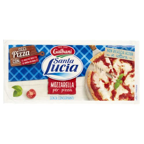 Galbani Santa Lucia Mozzarella per pizza, 400g