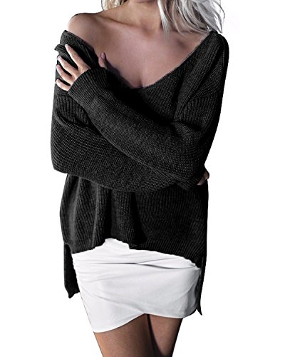 StyleDome Donna Maglione Maglia Pullover Invernale...