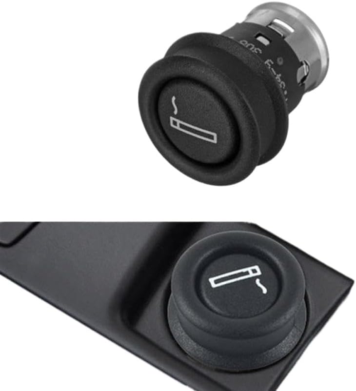 61349308246 Black Cigarette Lighter Plug 12V Compatible With Automotive Motorcycle Parts 1 2 3 4 5 6 7 Series X3 X5 X6 Z3 4 E90 E91 E36 E39