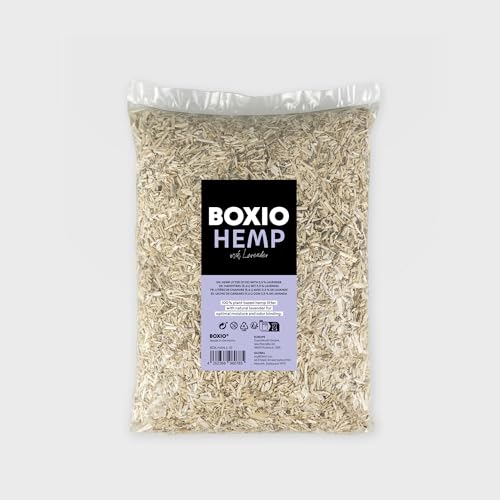 Comparison: Best Material For Composting Toilet 3 BOXIO - Hemp Lavender: 5.6 L Odor Neutralizer - Ideal for Camping Toilets, Separation Toilets, and composting Toilets, but Also as Bedding for Hamsters, Small Animals, or Rabbits.