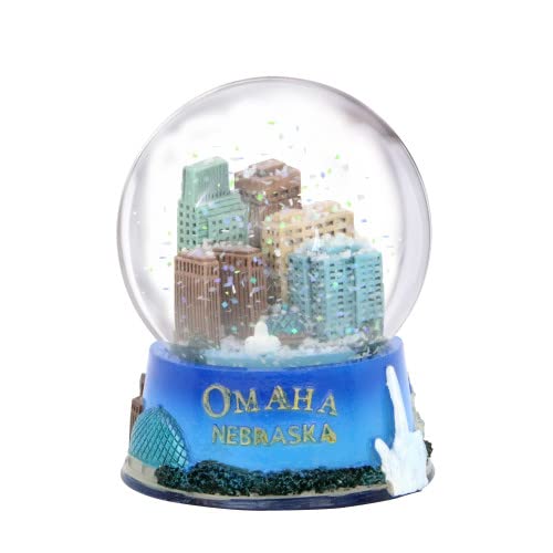 Omaha Nebraska Snow Globe 3.5 Inches #TOP29