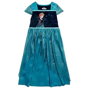 Frozen – Camisón de princesa para niña, vestido de fantasía, pijama suave y lindo para niños