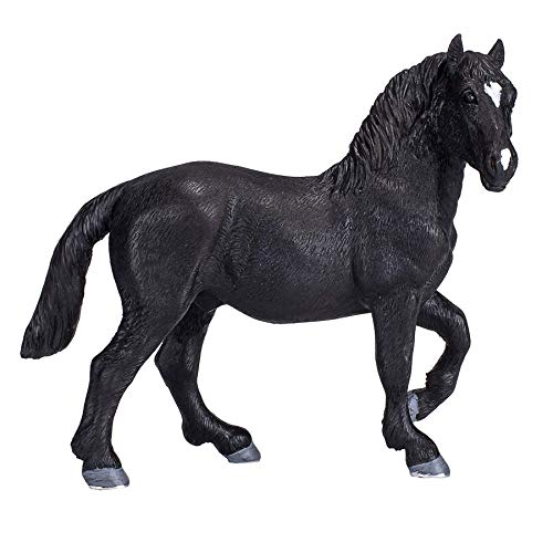 MOJO - Animal planète Cheval Percheron, Couleur Noire (387396)