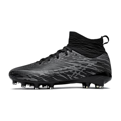 Image of Soccer Cleats for Mens Womens High Tops Lace Up Unisex Football Shoes Indoor Turf Soccer Shoes AG FG TF for Beginners to Advanced Players