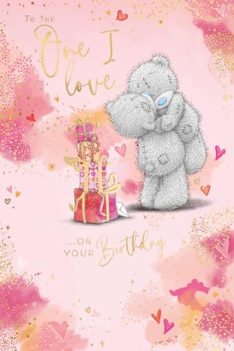 Me To You Tatty Teddy Geburtstagskarte – Mit Goldfolie, 15,2 X 22,9 Cm, Inkl. Umschlag