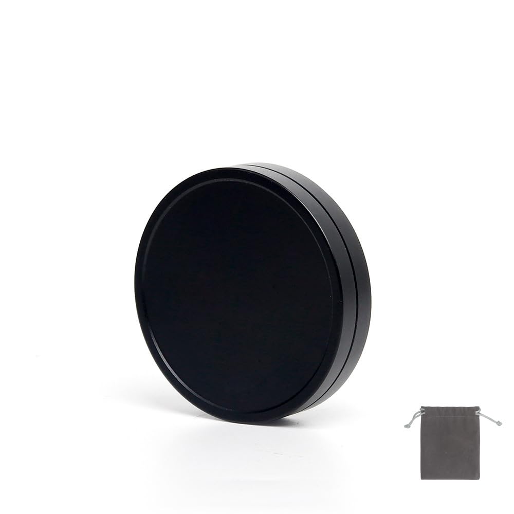 Generic Camera Lens Cap for instax Mini evo Dustproof Aluminum Alloy Lens Cover Waterproof Lens Protective Cover Anti-Scratches Lens Cover Dust Cover Front Cap (Black)