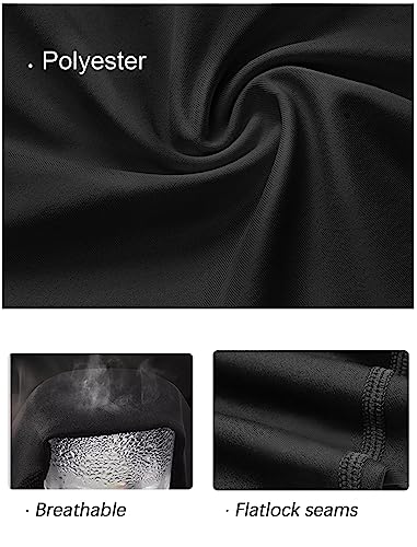 Pacote com 4 ou 3 leggings de compressão para meninos, calças atléticas, camada de base esportiva pa