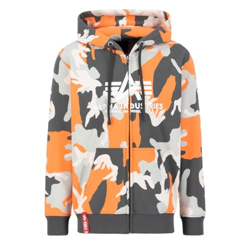 Alpha Industries Sweat Capuche chaud zippé pour affronter le froid