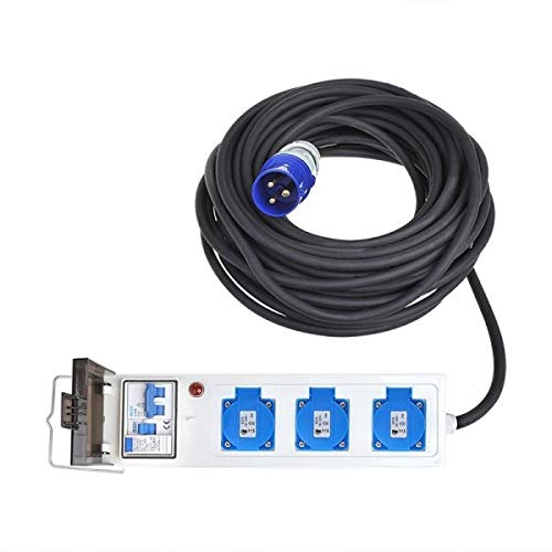 Multiple Socket 10 m with MCCB and RCD